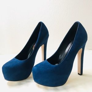 Suede Sexy Platform Sandals Chunky Heels